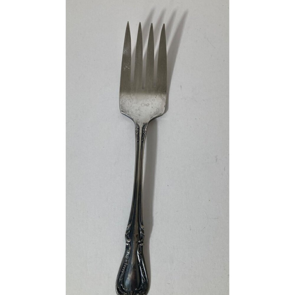 Vintage Wm A Rogers Oneida Royal Splendor 8" Serving Fork Stainless‎